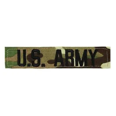 U.S. Army Name Tape Uniform Patch OCP MULTICAM • $7.95