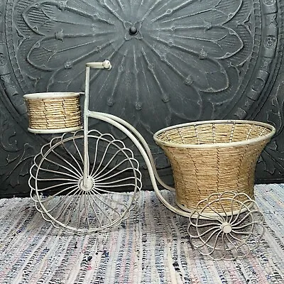 New Tricycle Planter Metal Plant Stand Baskets Bicycle Garden Bike Flower Pot • $40.50