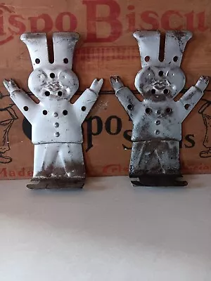 Vintage Metal Gingerbread Man Soldier Baking Cookie Candy Molds • $8