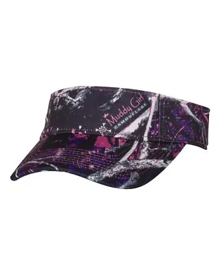 $9.40 • Buy Muddy Girl Visor, Pink & Purple Camo Moonshine Camouflage Ladies