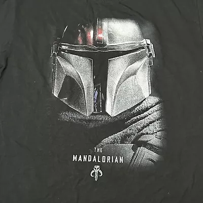 Star Wars The Mandalorian T Shirt Large Black  • $8