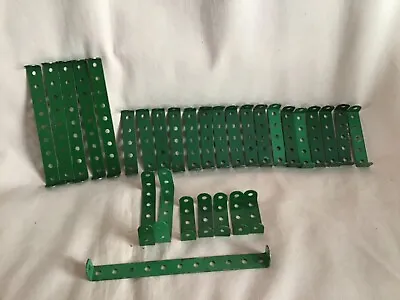 £20.99 • Buy MECCANO VINTAGE 1960,s OLD LOOSE SPARES X30 IN  WELL USED VINTAGE CONDITION.