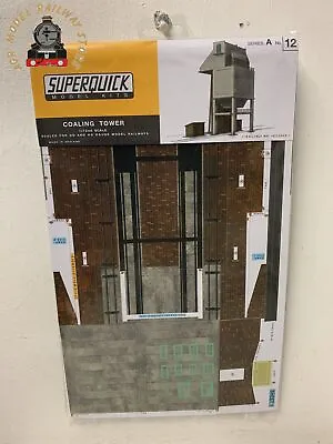 Superquick A12 Coaling Tower - OO Gauge Card Kit • £19.95