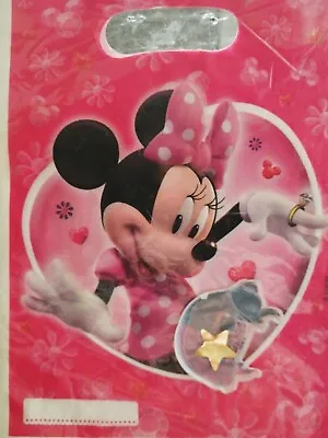 Minnie Mouse Pink Party Bags Pack Of 6 FREE POSTAGE • £3.50
