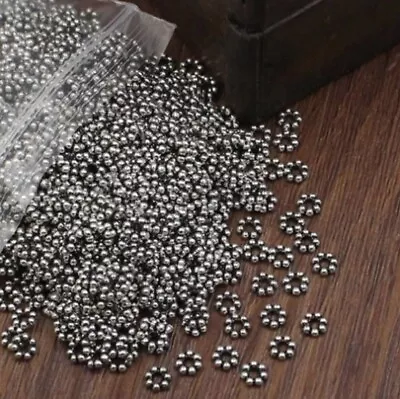 £1.95 • Buy Daisy Spacer Metal Beads Zinc Alloy Round Beads Jewelry Making Accessories 5mm