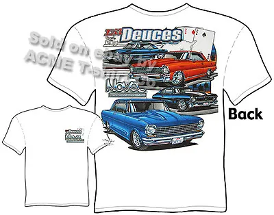 Nova T Shirt 62 63 64 65 66 67 68 69 Chevy II Tee Chevrolet Clothing 70 71 72 • $31.05