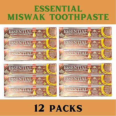 New 5 In 1 Essential MISWAK Toothpaste Fluoride Free 6.5 Oz Each • $43.95