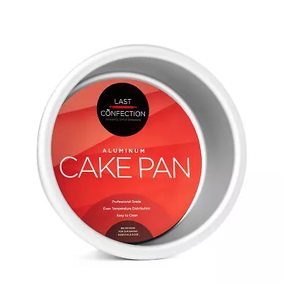 Professional Round Aluminum Cake Pans - Baking Tins • $19.49