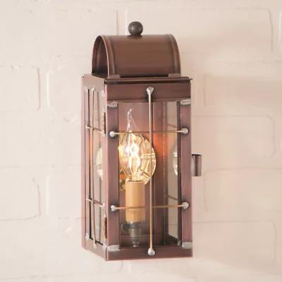 Outdoor Cape Cod Wall Lantern Light In Antique Copper Or Weathered Brass • $219.95