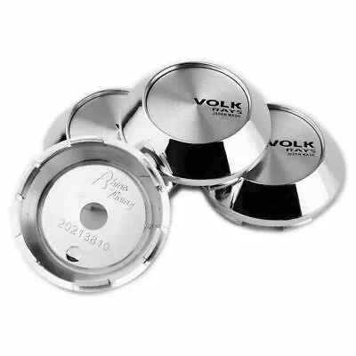 4 Pcs 68mm/62mm Volk Racing Style Japan Advan RSII Konig ROTA SILVER Center Caps • $34.99