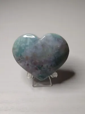 Ocean Jasper Heart  Crystal • £9