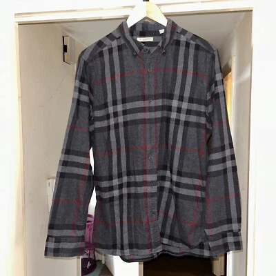 £50 • Buy Burberry Brit Nova Check Shirt Large 
