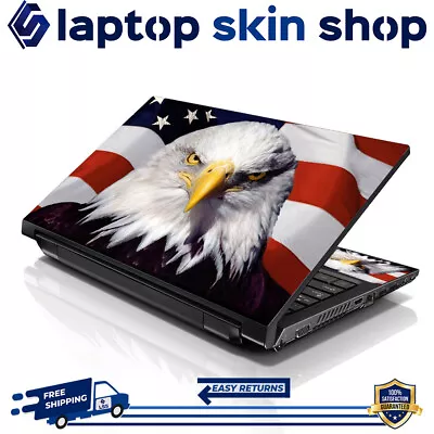 Laptop Skin Sticker Notebook Decal Cover USA Eagle For Dell Apple Asus 17 -19  • $12.95