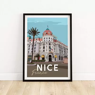 Cote D'Azur Nice France Poster Choose Your Size • $18.41