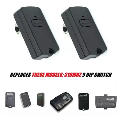 2 318MHz RB741 FM135 For GTO Mighty Mule Gate Opener Remote Control Transmitter • $13.85