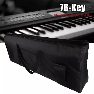 Keyboard Gig Bag Digital Stage Piano For 76-keys Casio Yamaha Soft Carrying Case • $27.99