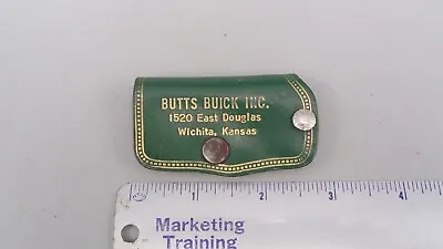 Vintage Butts Buick Inc. Wichita Kansas KS Dealership Key Holder Case • $26.69