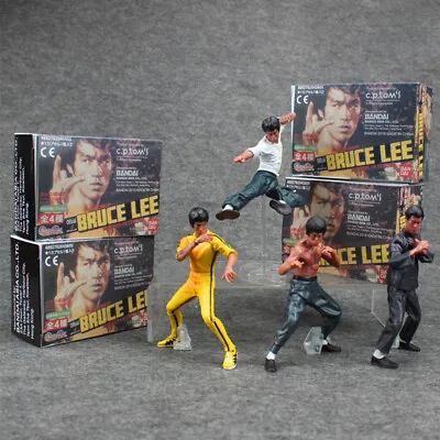 £14.99 • Buy Set Of 4PCS King Of Kung Fu Bruce Lee PVC Action Figures Toy Collectible Gift