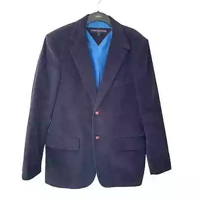 Tommy Hilfiger Navy Corduroy Sport Coat Size 42 • $40