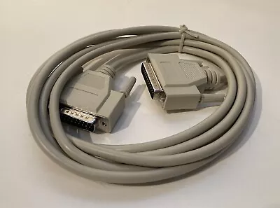 DB25 Cable - 28 AWG 25 Pin RS232 Serial Parallel SCSI Printer - 6’ - Male Male • $12.99