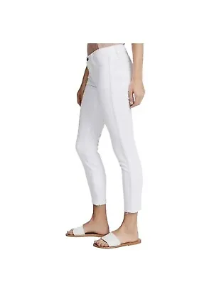 J Brand Women’s Cropped Braided Blanc White Denim Jeans Sz 28 • $57.99