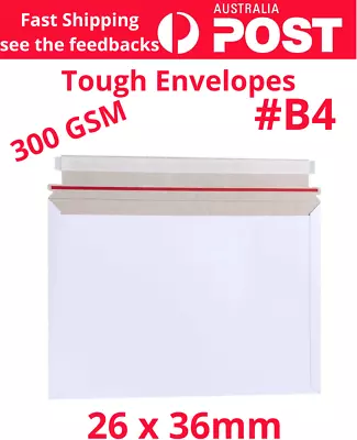 200 X Card Mailer B4 26 X 36mm 300gsm Business Envelope Tough Bag Replacement • $64.90