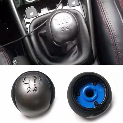 MT 5-Speed Gear Shift Knob Leather For OEM Parts KIA 2009-2013 Forte / Koup I30 • $29.95