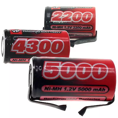 1.2V NiMH SubC (SC) Single Cells 2200-5000mAh For DIY Custom Battery Packs • £12.95