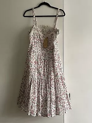 Women’s Summer Dress Fat Face Size 12  Cotton Floral Print UK British Brand • $22