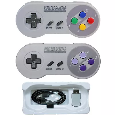 For Super SNES Classic Mini Game Console Wireless Gamepad Controller Accessories • $13.90