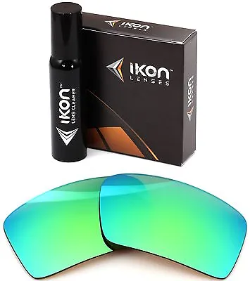 Polarized IKON Iridium Replacement Lenses For Oakley Eyepatch 2 Emerald Green • $35.90