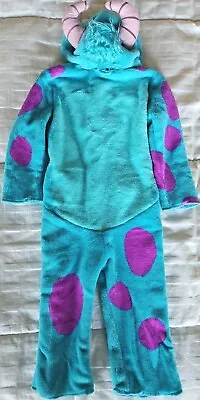 Disney Pixar Sully Monsters Inc Halloween Costume Hat Suit Kids 2T • $16.95