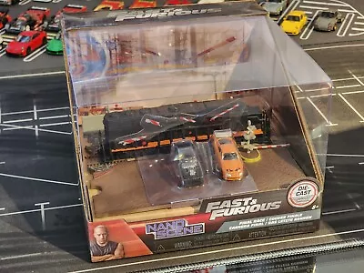 Jada Toys Fast Furious Final Race Train Nano Scene Diecast Set SUPRA CHARGER 🆕 • $24.99