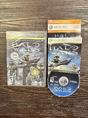Halo Wars (Microsoft Xbox 360 2009) Complete In Box CIB Tested Platinum Hits • $14.99