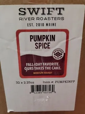 $1.99 • Buy Pumpkin Spice Medium Roast Ground Coffee Arabica Complex SWIFT River Roasters