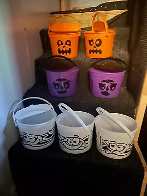 Set Of 5 Mcdonalds Halloween Buckets New.  • $40