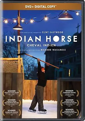 Indian Horse / Cheval Indien (DVD) Ajuawak Kapashesit Wayne Baker Sladen Peltier • $11.14