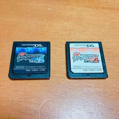 Pokemon White 2 & Black 2 Set Of 2 Pocket Monsters Nintendo DS Cartridge Only • $91.48