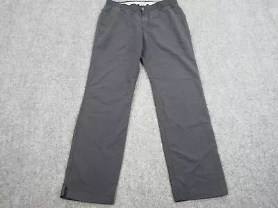 Under Armour Pants Mens 36 Black Chino Golf Golfer Outdoors Lightweight 36X34 • $28.85