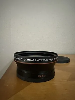 DSLR Pro MC AF Digital Wide Converter W/Macro  .45 X 72mm • $89