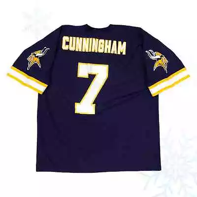 Vintage NFL Minnesota Vikings Randall Cunningham Logo Athletic Football Jersey • $24.95