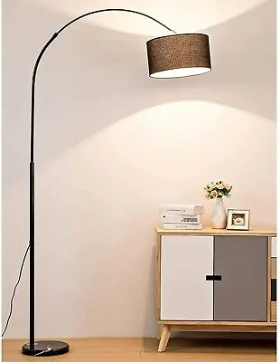 61  Modern Floor Lamps LED Arched Standing Light Adjustable Height Light Fixture • $52.55
