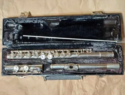 Yamaha LeBlanc Vito 112R Silver Flute With Case Japan Good Condition • $249