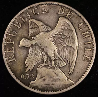 1915 Chile Silver Peso • $19.99