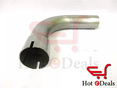 £7.49 • Buy 90 Degree Stainless Steel Exhaust Mandrel Bend T304 Clamp-on Elbow Right Angle