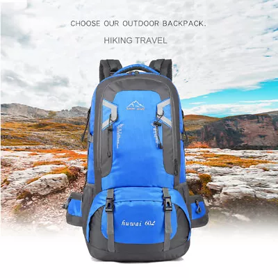 $49.99 • Buy 40L/60L Waterproof Outdoor Hiking Backpack Camping Outdoor Trekking Bag