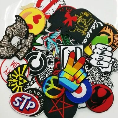 24Pcs Mixed Random Iron On Patches For Clothing T-shirt Sweater Thermal Transfer • $20.53