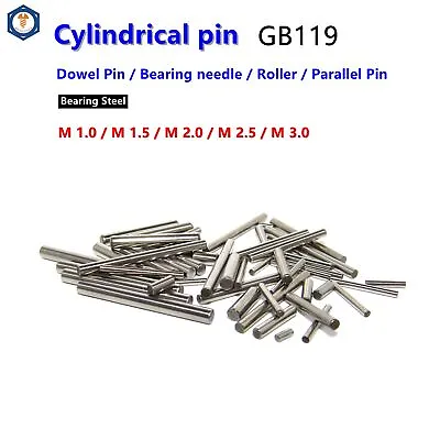 M1 M1.5 M2 M2.5 M3 Dowel Pins Cylindrical Pins Position Pins Bearing Steel • $12.70