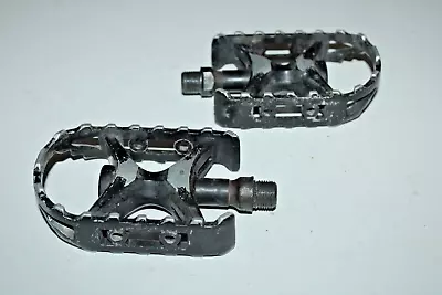 Vintage Suntour XCE 4050 Flat Pedals Black Bikepacking MTB Road Tour USA Shipper • $77.14