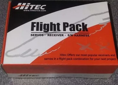 HiTec Flight Pack Micro 05S 5-Ch Single Conversion FM Receiver + 3 Servos New • $79.99